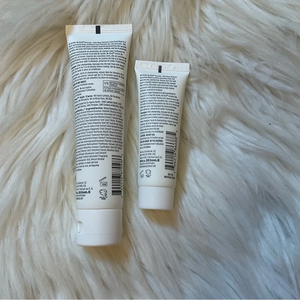 Briogeo Hair Mask Set - New x4 Travel - Be Gentle Be Kind Don’t Despair Repair